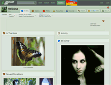 Tablet Screenshot of hellmina.deviantart.com