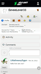Mobile Screenshot of eeveelover33.deviantart.com