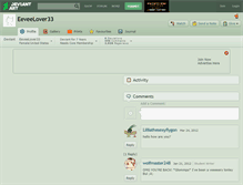 Tablet Screenshot of eeveelover33.deviantart.com