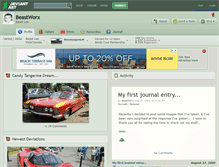 Tablet Screenshot of beastworx.deviantart.com