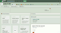 Desktop Screenshot of garden-of-light.deviantart.com