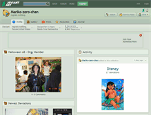 Tablet Screenshot of mariko-zero-chan.deviantart.com