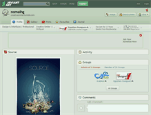 Tablet Screenshot of nomaihg.deviantart.com