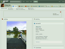 Tablet Screenshot of cikos-inc.deviantart.com