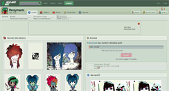 Desktop Screenshot of pansymanic.deviantart.com