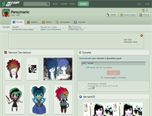 Tablet Screenshot of pansymanic.deviantart.com