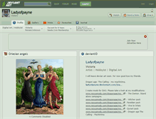Tablet Screenshot of ladyofpayne.deviantart.com