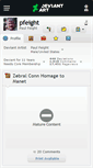 Mobile Screenshot of pfeight.deviantart.com
