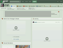 Tablet Screenshot of pfeight.deviantart.com