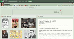 Desktop Screenshot of fademode.deviantart.com