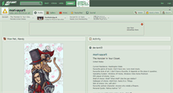 Desktop Screenshot of mori-sayurii.deviantart.com