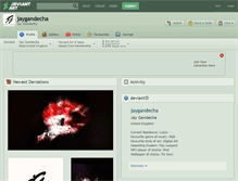 Tablet Screenshot of jaygandecha.deviantart.com
