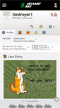 Mobile Screenshot of destroyer1.deviantart.com