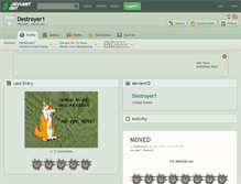 Tablet Screenshot of destroyer1.deviantart.com