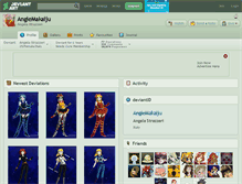 Tablet Screenshot of angiemakaiju.deviantart.com