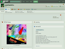 Tablet Screenshot of jaderabbitco.deviantart.com