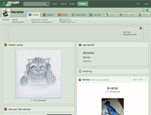 Tablet Screenshot of menetor.deviantart.com