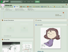 Tablet Screenshot of chime-yin.deviantart.com