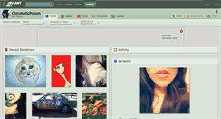 Desktop Screenshot of chromaticpoison.deviantart.com