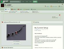 Tablet Screenshot of pc-junky.deviantart.com