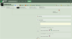 Desktop Screenshot of maidenofwar.deviantart.com