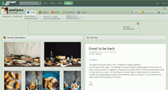 Desktop Screenshot of peachjuice.deviantart.com