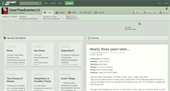 Desktop Screenshot of closerthanenemies123.deviantart.com