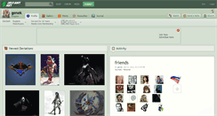 Desktop Screenshot of genek.deviantart.com