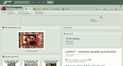Desktop Screenshot of pet-photography.deviantart.com