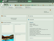 Tablet Screenshot of duar7e.deviantart.com