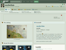 Tablet Screenshot of jenniferelluin.deviantart.com