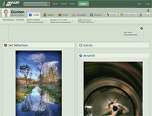 Tablet Screenshot of dgolden.deviantart.com