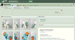 Desktop Screenshot of fabricninja.deviantart.com