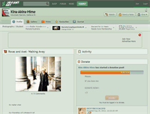 Tablet Screenshot of kira-akira-hime.deviantart.com