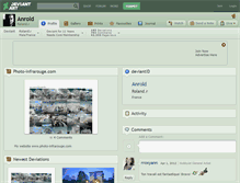 Tablet Screenshot of anrold.deviantart.com