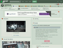 Tablet Screenshot of kariinlove.deviantart.com