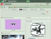 Tablet Screenshot of es-nightrunner.deviantart.com