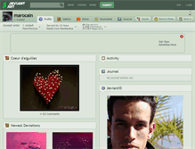 Tablet Screenshot of marocain.deviantart.com