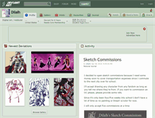 Tablet Screenshot of dilaih.deviantart.com