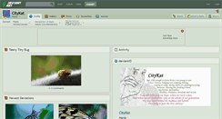 Desktop Screenshot of citykat.deviantart.com