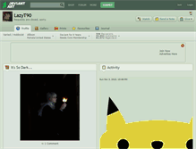 Tablet Screenshot of lazyt90.deviantart.com