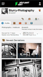Mobile Screenshot of blurry-photography.deviantart.com