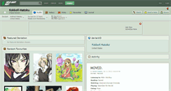 Desktop Screenshot of kokkoii-matoku.deviantart.com