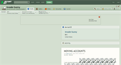 Desktop Screenshot of invader-bunny.deviantart.com