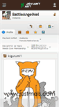 Mobile Screenshot of battleangelmel.deviantart.com