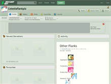 Tablet Screenshot of celestiaflankplz.deviantart.com