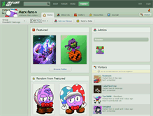 Tablet Screenshot of marx-fans.deviantart.com