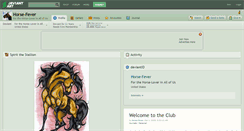 Desktop Screenshot of horse-fever.deviantart.com