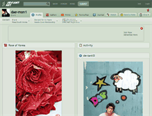 Tablet Screenshot of dae-mon1.deviantart.com