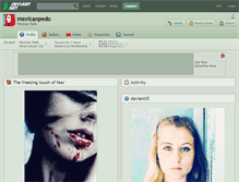 Tablet Screenshot of mexicanpedo.deviantart.com